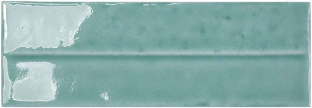 Декоративные элементы Wow Hammer Decor Aqua 129177, цвет бирюзовый, поверхность глянцевая, прямоугольник, 50x150