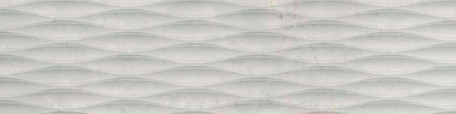 Декоративные элементы Cerrad Masterstone White Decor Waves Rect., цвет белый, поверхность матовая, прямоугольник, 297x1197