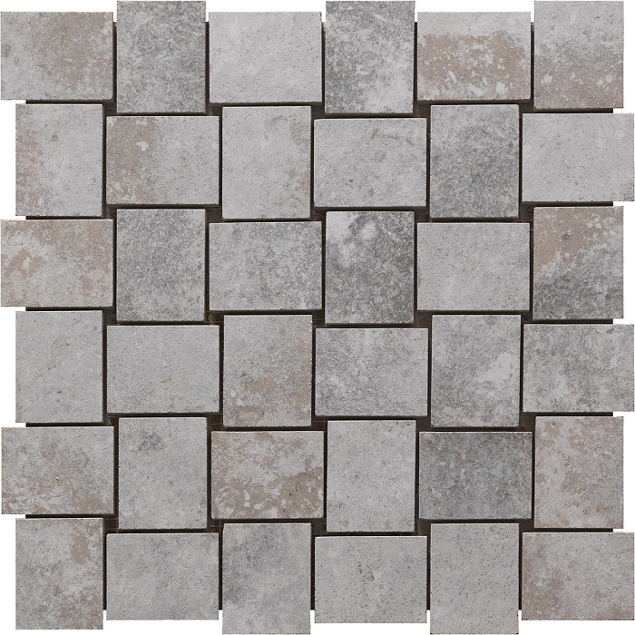 Мозаика RHS Rondine London Fog Mosaico J86028, цвет серый, поверхность матовая, квадрат, 300x300