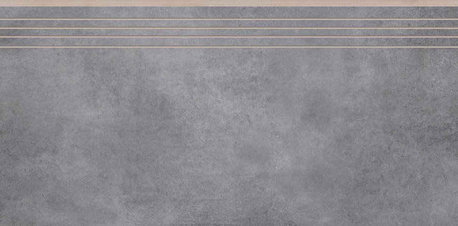 Ступени Cerrad Batista Steel Ступень прямая, цвет серый, поверхность матовая, прямоугольник, 297x597