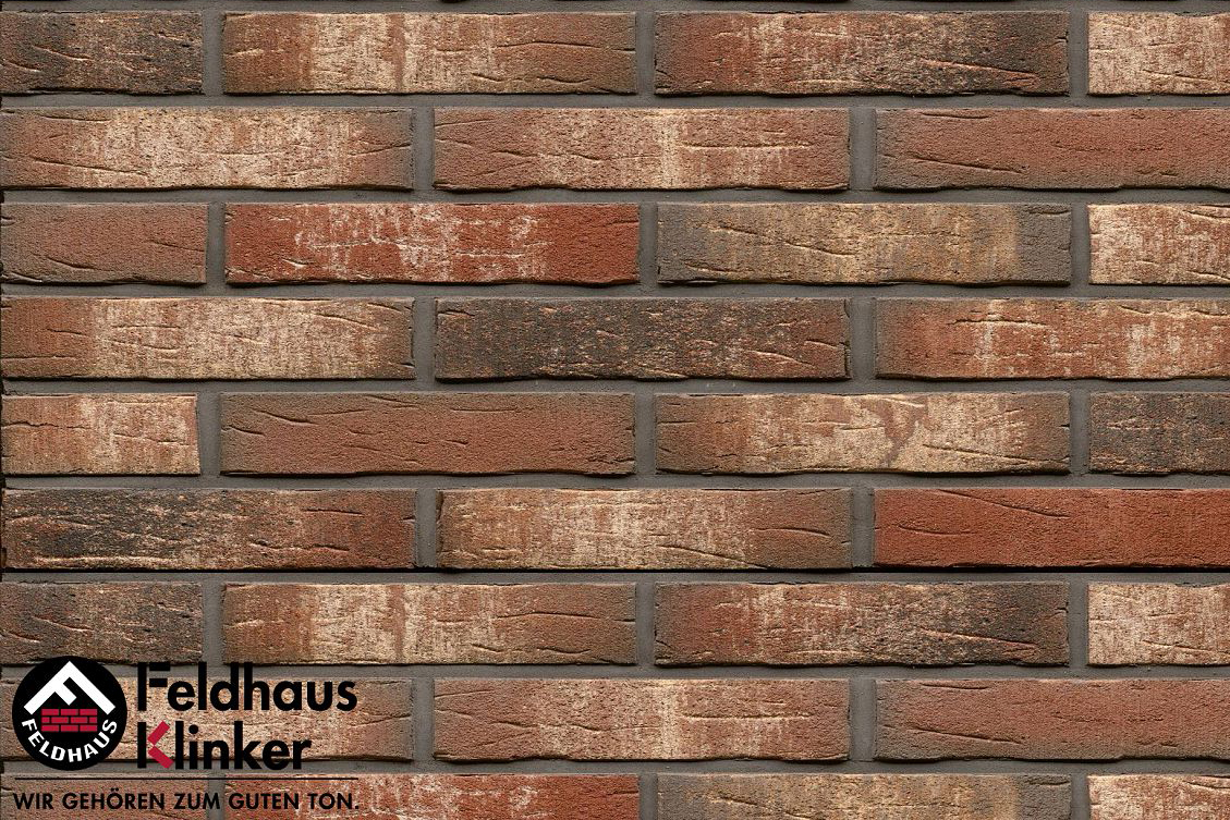 Клинкер Feldhaus Klinker Sintra Ardor Belino R658WDF14, цвет терракотовый, поверхность матовая, под кирпич, 65x215