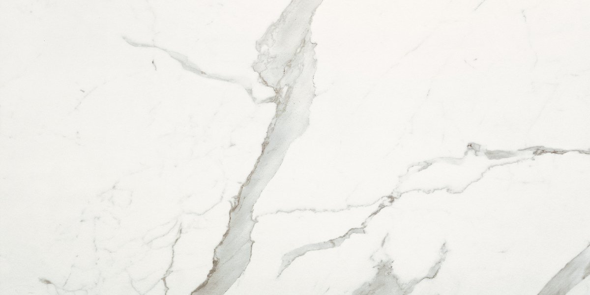 Керамогранит Impronta Marble Experience Statuario Lux Matt MB01BA, цвет белый, поверхность матовая, прямоугольник, 600x1200