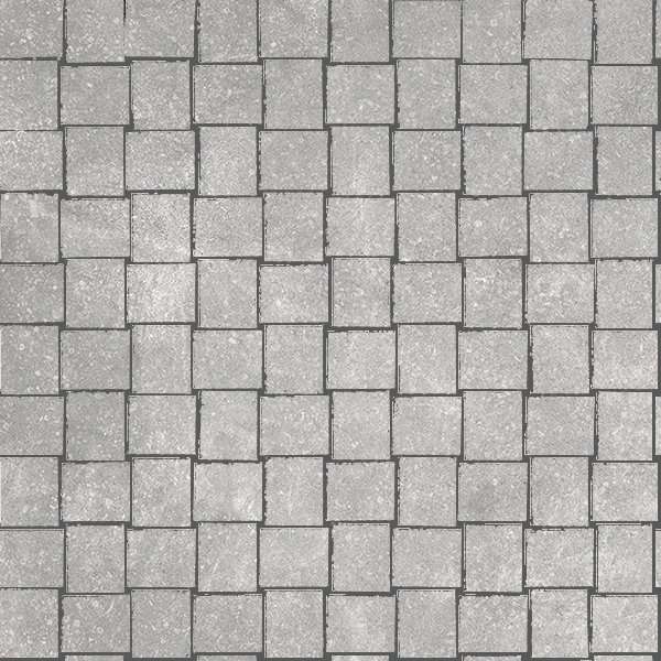 Мозаика Kronos Carriere du Kronos Gent Trama 8488, цвет серый, поверхность матовая, квадрат, 300x300