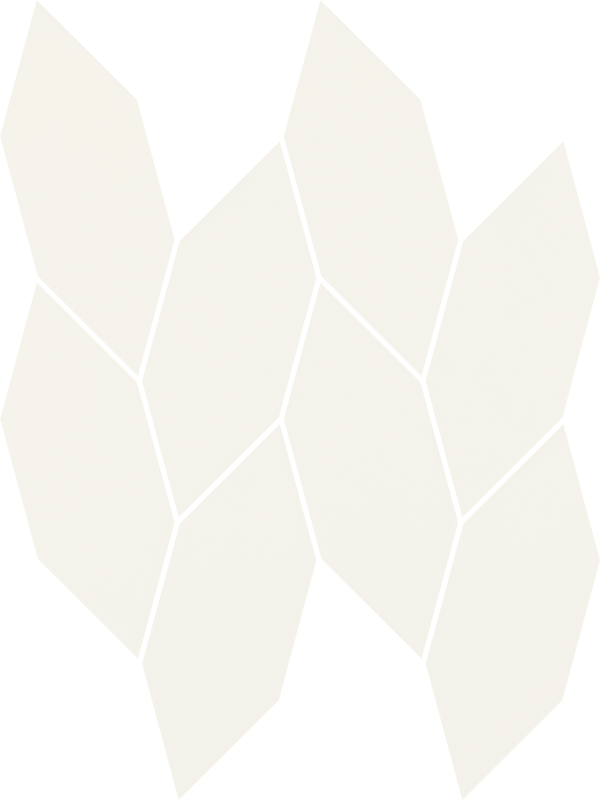 Мозаика Paradyz Uniwersalna Mozaika Bianco Torton, цвет белый, поверхность матовая, прямоугольник, 223x298