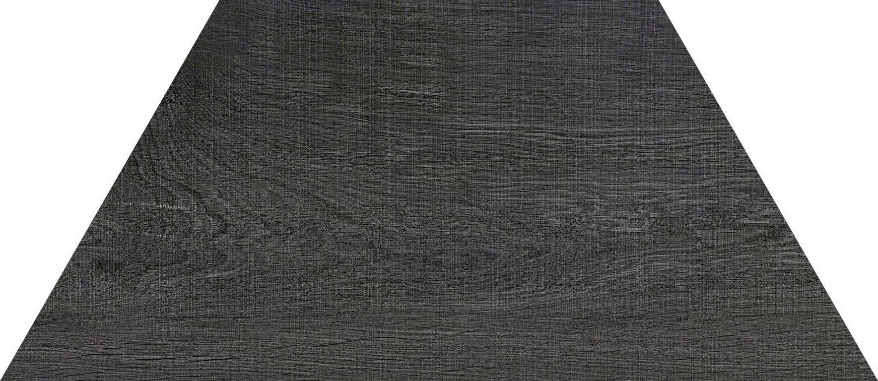 Керамогранит ABK Wood Coal Trapezio PF60001101, цвет чёрный, поверхность матовая, , 300x600