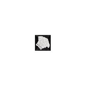 Вставки Versace Meteorite Toz.Medusa Lap Nero/Plat 47311, цвет чёрный, поверхность лаппатированная, квадрат, 27x27