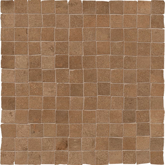 Мозаика Viva Acustico 12 Mosaico Cotto E25F, цвет коричневый, поверхность матовая, квадрат, 300x300