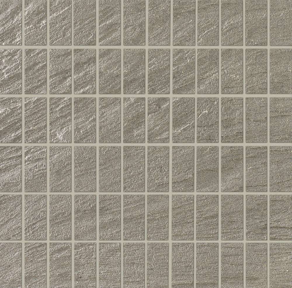 Мозаика Terratinta Archgres Light Grey Mos. TTAR04M2SL, цвет серый, поверхность структурированная, квадрат, 300x300