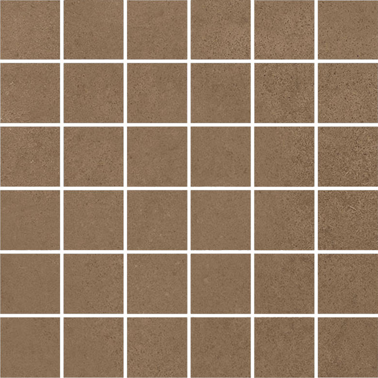 Мозаика Cerdomus Concrete Art Mosaico Caramel Matt 97550, цвет коричневый, поверхность матовая, квадрат, 300x300