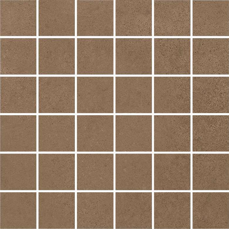 Мозаика Cerdomus Concrete Art Mosaico Caramel Matt 97550, цвет коричневый, поверхность матовая, квадрат, 300x300