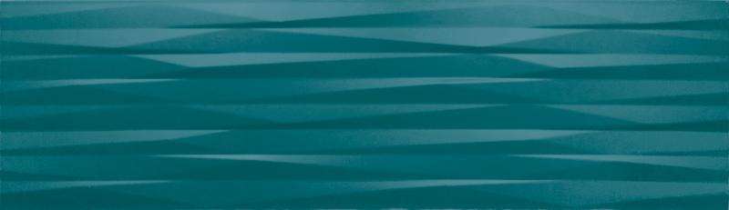 Керамическая плитка Ibero Inspire Revelation Lake, цвет бирюзовый, поверхность глянцевая, прямоугольник, 290x1000
