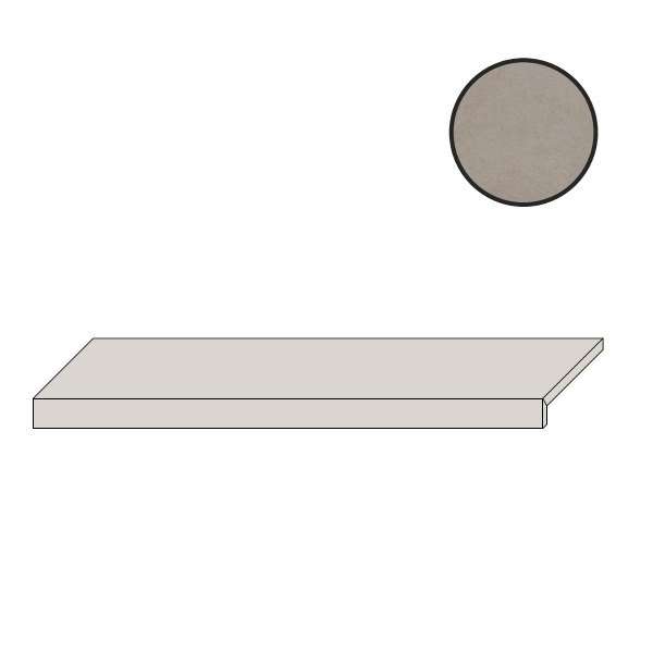 Ступени Piemme Materia Elemento L Reflex Grip/R 20mm 03142, цвет серый, поверхность рельефная, прямоугольник, 300x900