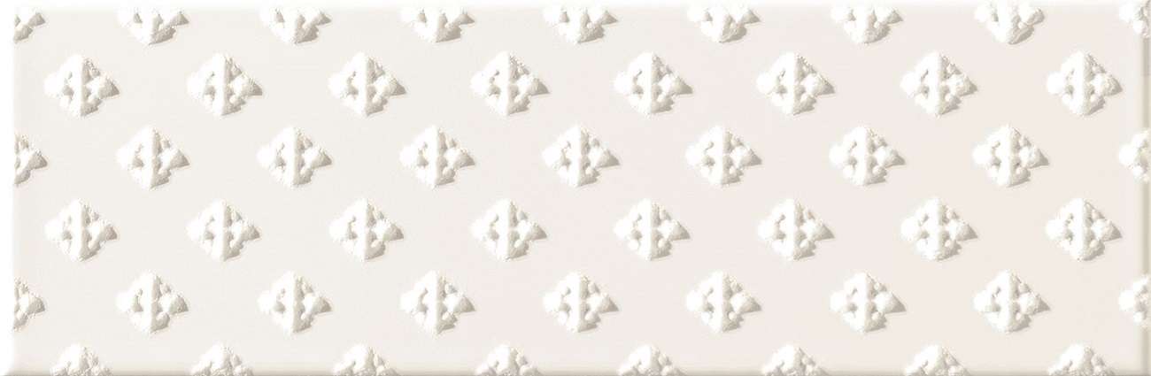 Декоративные элементы Tubadzin Blanca Bar White B, цвет белый, поверхность глянцевая, прямоугольник, 78x237