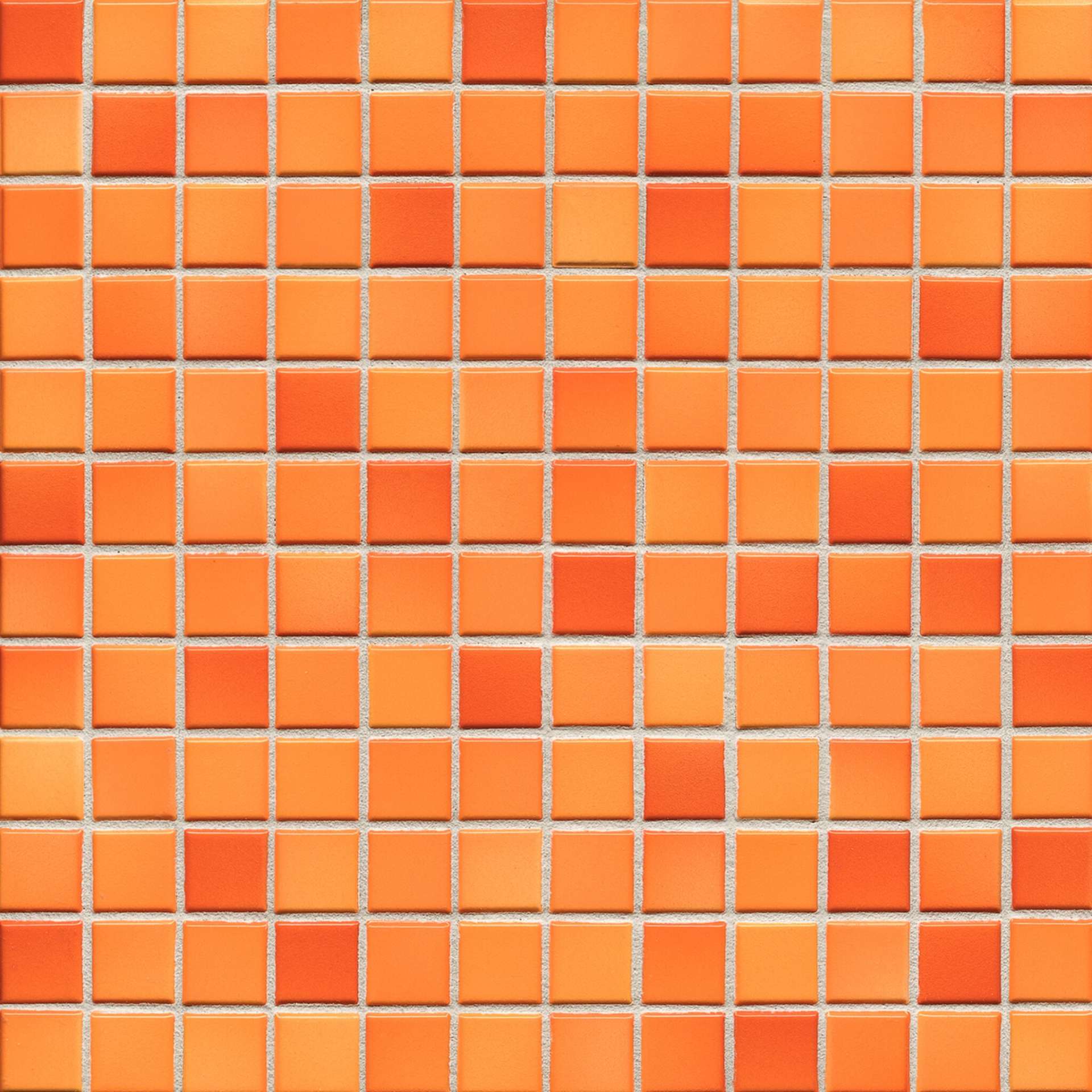 Мозаика Jasba Fresh Sunset Or.-Mix 41211H, цвет оранжевый, поверхность глянцевая, квадрат, 316x316