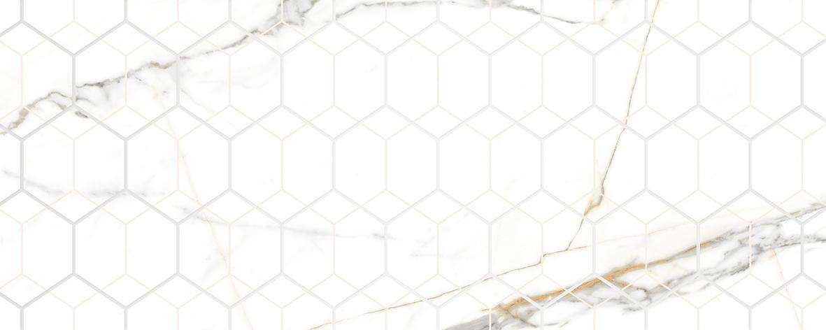 Декоративные элементы Laparet Champagne белый декор, цвет белый, поверхность матовая, прямоугольник, 200x500