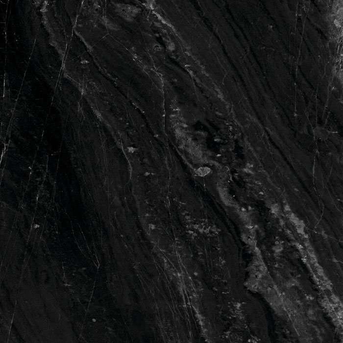 Керамогранит Serenissima Gemme Black Mirror Ret 1058958, цвет чёрный, поверхность матовая, квадрат, 600x600