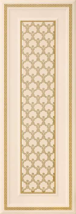 Керамическая плитка Mapisa Stariy Arbat Boiserie Cream, цвет бежевый, поверхность матовая, прямоугольник, 253x706
