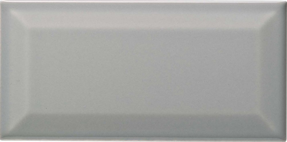 Керамическая плитка Ce.Si Metro Piombo Diamante, цвет серый, поверхность глянцевая, кабанчик, 75x150