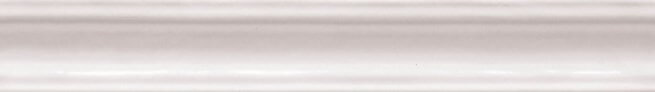 Бордюры Cifre Bulevar Moldura White, цвет белый, поверхность глянцевая, прямоугольник, 50x305