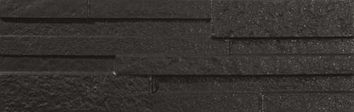 Керамогранит Bestile Tikal Black Rectificado, цвет чёрный, поверхность матовая, прямоугольник, 170x520