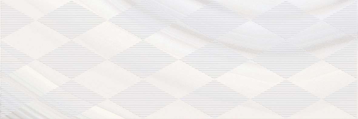 Декоративные элементы Laparet Agat Geo Декор светлый VT/A43/60080, цвет белый, поверхность глянцевая, прямоугольник, 200x600