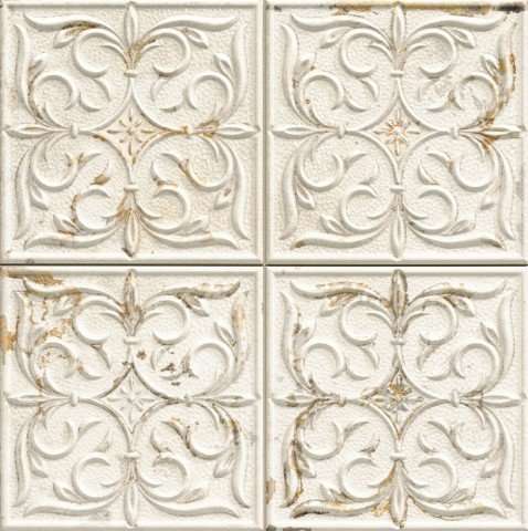 Керамогранит Realonda Antigua Lis White, цвет белый, поверхность матовая, квадрат, 330x330