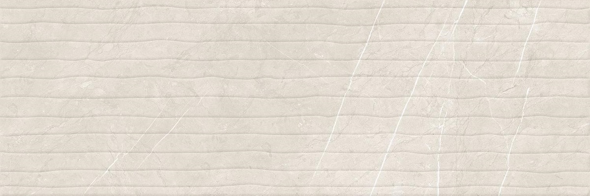 Керамическая плитка Eurotile Andora Relief 612 AOF1GY, цвет бежевый, поверхность матовая рельефная, прямоугольник, 300x900