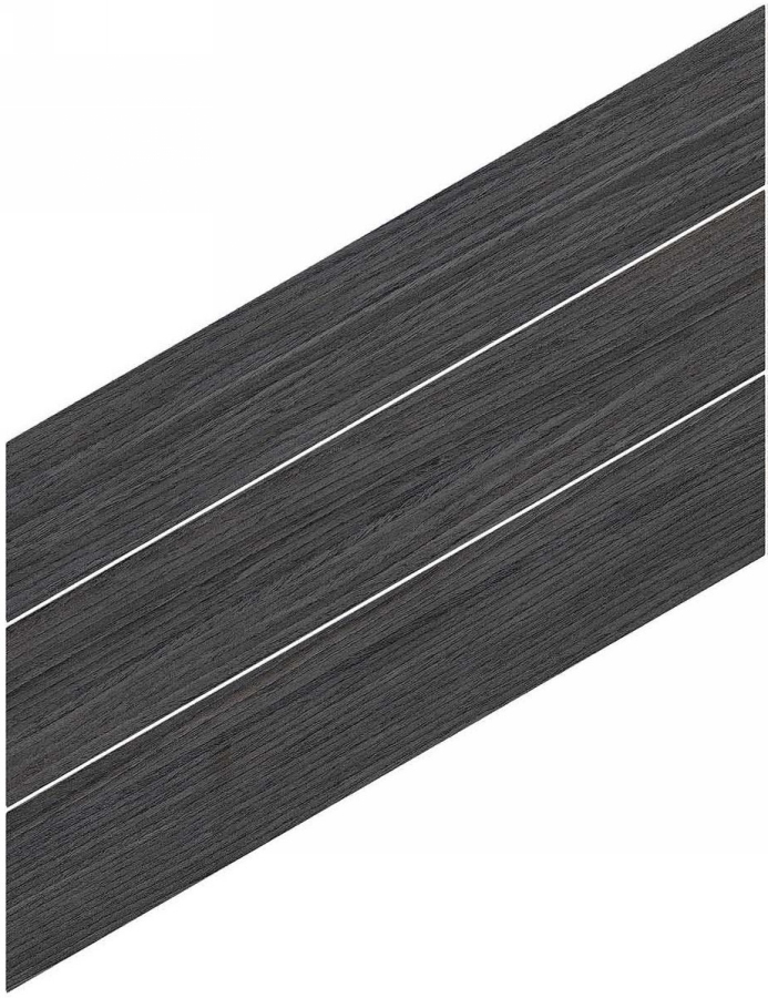 Керамогранит Casa Dolce Casa Nature Mood Chevron Sx Plank 06 775386, цвет чёрный, поверхность матовая, шеврон, 110x530