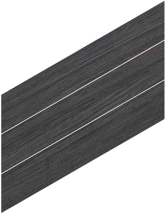 Керамогранит Casa Dolce Casa Nature Mood Chevron Sx Plank 06 775386, цвет чёрный, поверхность матовая, шеврон, 110x530