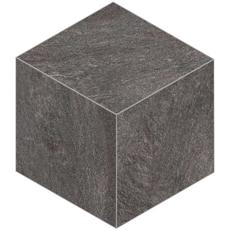 Мозаика Estima Tramontana Anthracite TN02 Cube Неполированный 29x25 67383, цвет чёрный, поверхность матовая, шестиугольник, 250x290