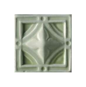 Вставки Grazia Essenze Neoclassico Felce TON04, цвет зелёный, поверхность глянцевая, квадрат, 60x60