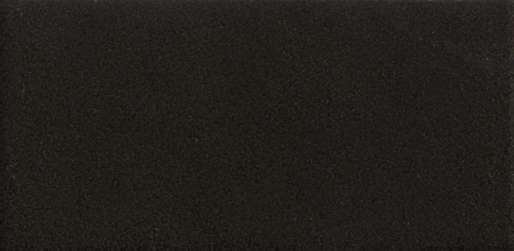 Керамогранит Mutina Margherita Half Black Ndm92, цвет чёрный, поверхность матовая, прямоугольник, 101x205