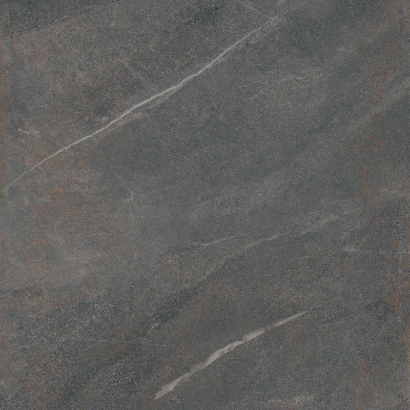 Керамогранит ABK Poetry Stone Piase Smoke Nat Ret PF60010179, цвет чёрный, поверхность матовая противоскользящая, квадрат, 1200x1200