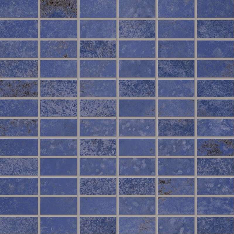 Мозаика Viva Narciso Mosaico Zaffiro Lappato Matt EGVY, цвет синий, поверхность матовая лаппатированная, квадрат, 300x300