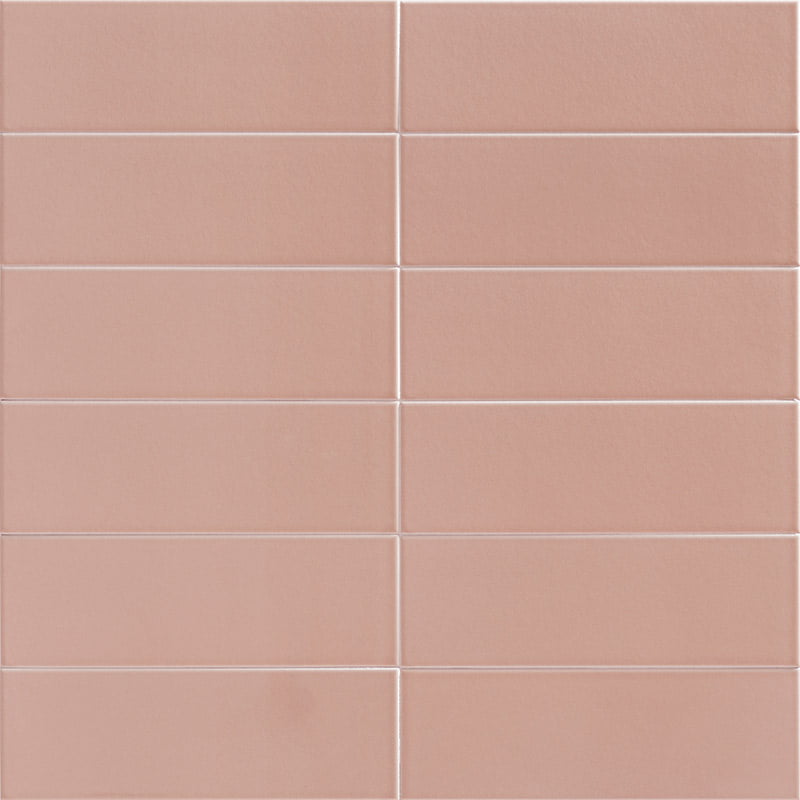 Керамическая плитка Mainzu Jungle Flamingo, цвет розовый, поверхность глянцевая, прямоугольник, 100x300