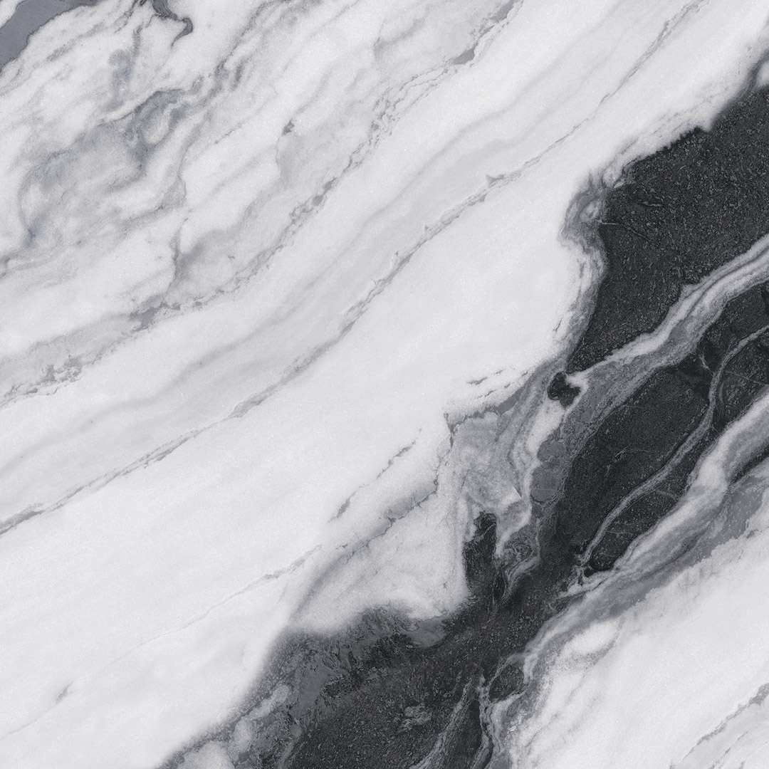 Керамогранит Colorker Omnia White Pulido 221080, цвет чёрно-белый, поверхность полированная, квадрат, 900x900