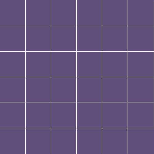 Мозаика Ce.Si Matt Viola Rete 5x5, цвет фиолетовый, поверхность матовая, квадрат, 300x300