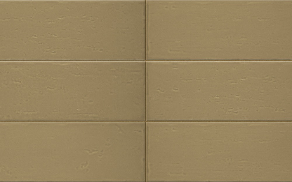 Керамическая плитка Iris Aura Moss Glossy 754947, цвет коричневый, поверхность глянцевая, прямоугольник, 100x300