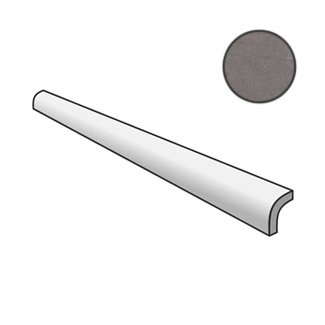 Бордюры Equipe Country Pencil Bullnose Graphite 23320, цвет серый, поверхность глянцевая, прямоугольник, 30x200