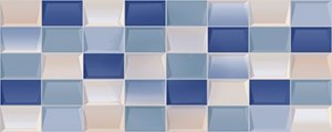 Мозаика Керлайф Elissa Mosaico Blu, цвет разноцветный, поверхность глянцевая, прямоугольник, 201x505