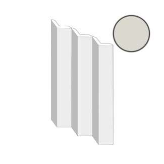 Керамическая плитка Mutina Rombini Triangle Large White BORTL01, цвет белый, поверхность матовая, прямоугольник, 186x315