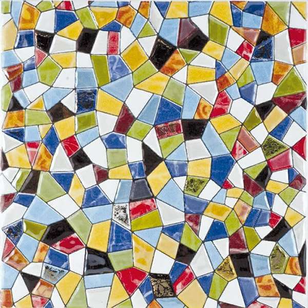 Декоративные элементы Glazurker Catalonia Multicolor, цвет разноцветный, поверхность глянцевая, квадрат, 200x200