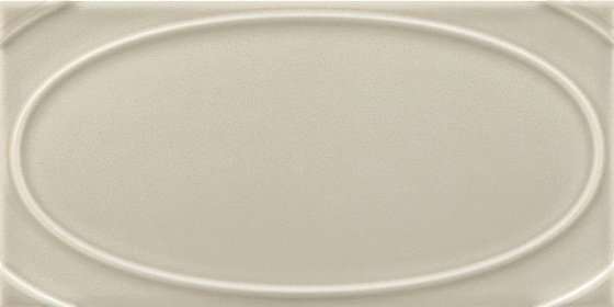 Керамическая плитка Grazia Formae Oval Ecru OVA5, цвет бежевый, поверхность глянцевая, прямоугольник, 130x260