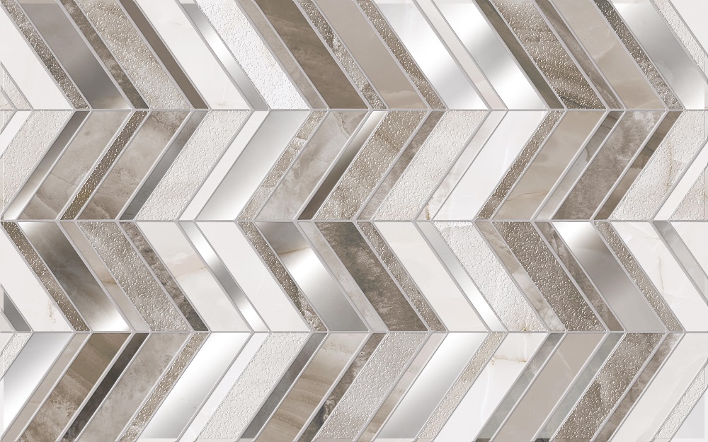 Декоративные элементы Gracia Ceramica Аника Беж Декор 01, цвет белый бежевый, поверхность матовая, прямоугольник, 250x400