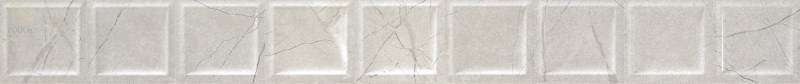 Бордюры Colorker Corinthian Listelo Crossed Pearl, цвет серый, поверхность глянцевая, прямоугольник, 102x1000