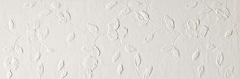 Керамическая плитка Fap Lumina Flower White Matt fOL0, цвет белый, поверхность матовая, прямоугольник, 305x915
