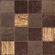 Вставки Metropol Cirrus Taco Chess Marron, цвет коричневый, поверхность матовая, квадрат, 95x95