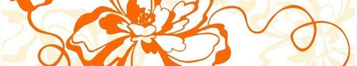 Бордюры Нефрит керамика Кураж 2 05-01-1-76-00-35-050-0, цвет оранжевый, поверхность глянцевая, прямоугольник, 75x400