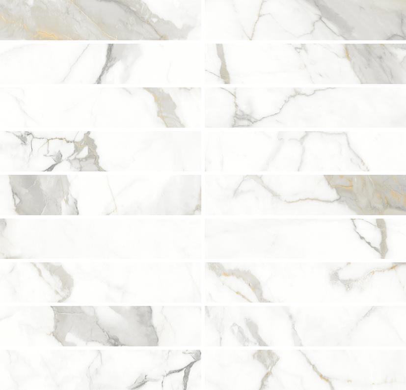 Мозаика Laparet Laurel Белый, цвет белый серый, поверхность матовая, квадрат, 286x298