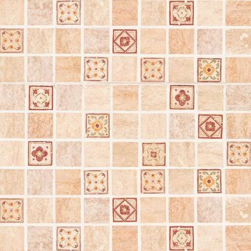 Мозаика Alta Affreschi Mosaico, цвет бежевый, поверхность глянцевая, квадрат, 300x300